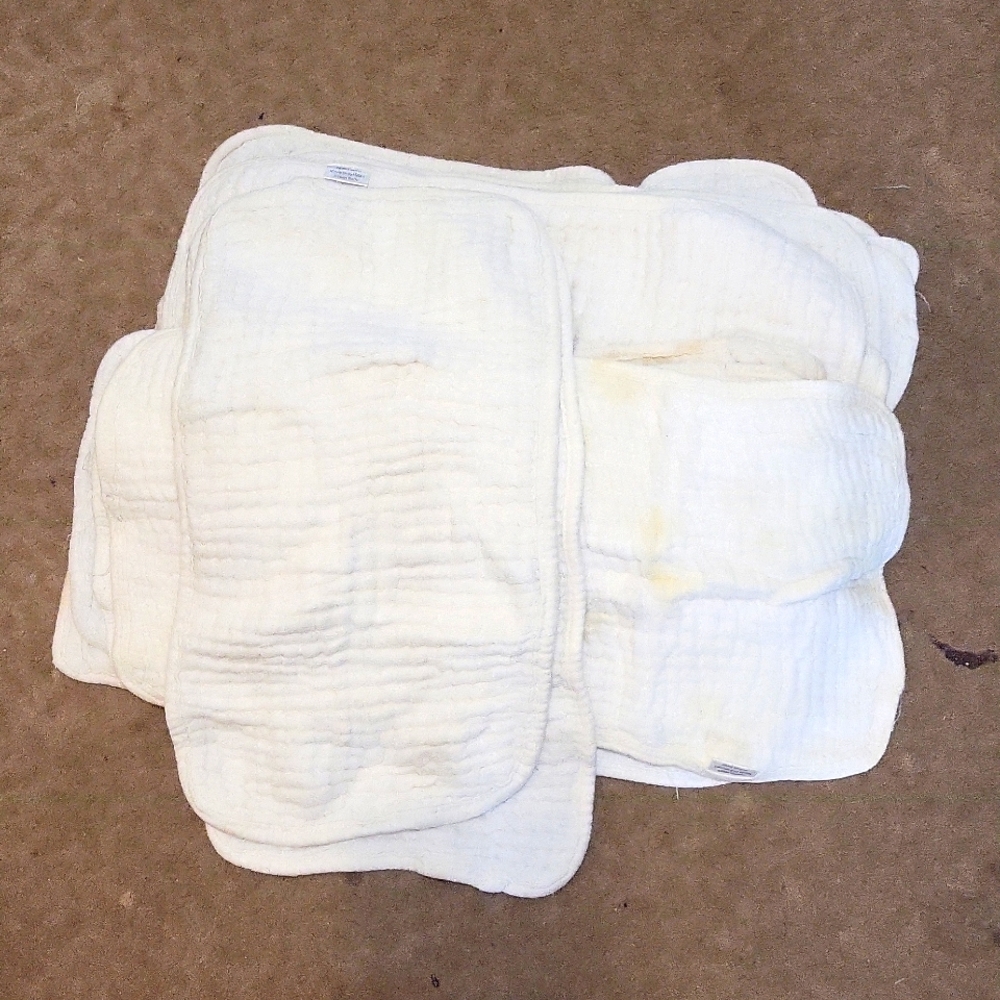 100% Cotton Muslin Burp Cloths